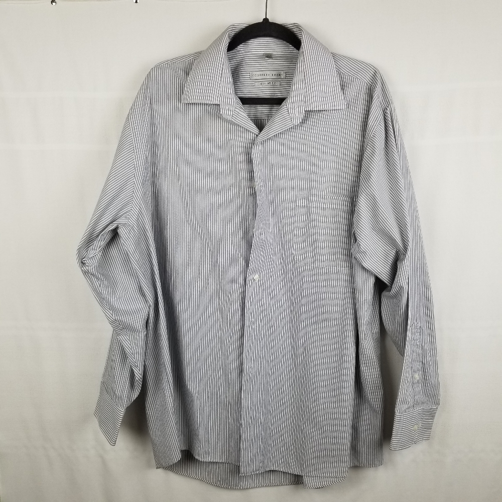 Geoffrey Beene reg fit wrinkle free button up 17.5/35